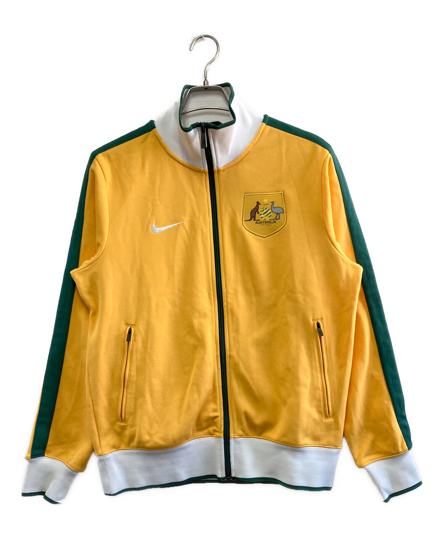 中古・古着通販】NIKE (ナイキ) トラックジャケット グリーン×イエロー