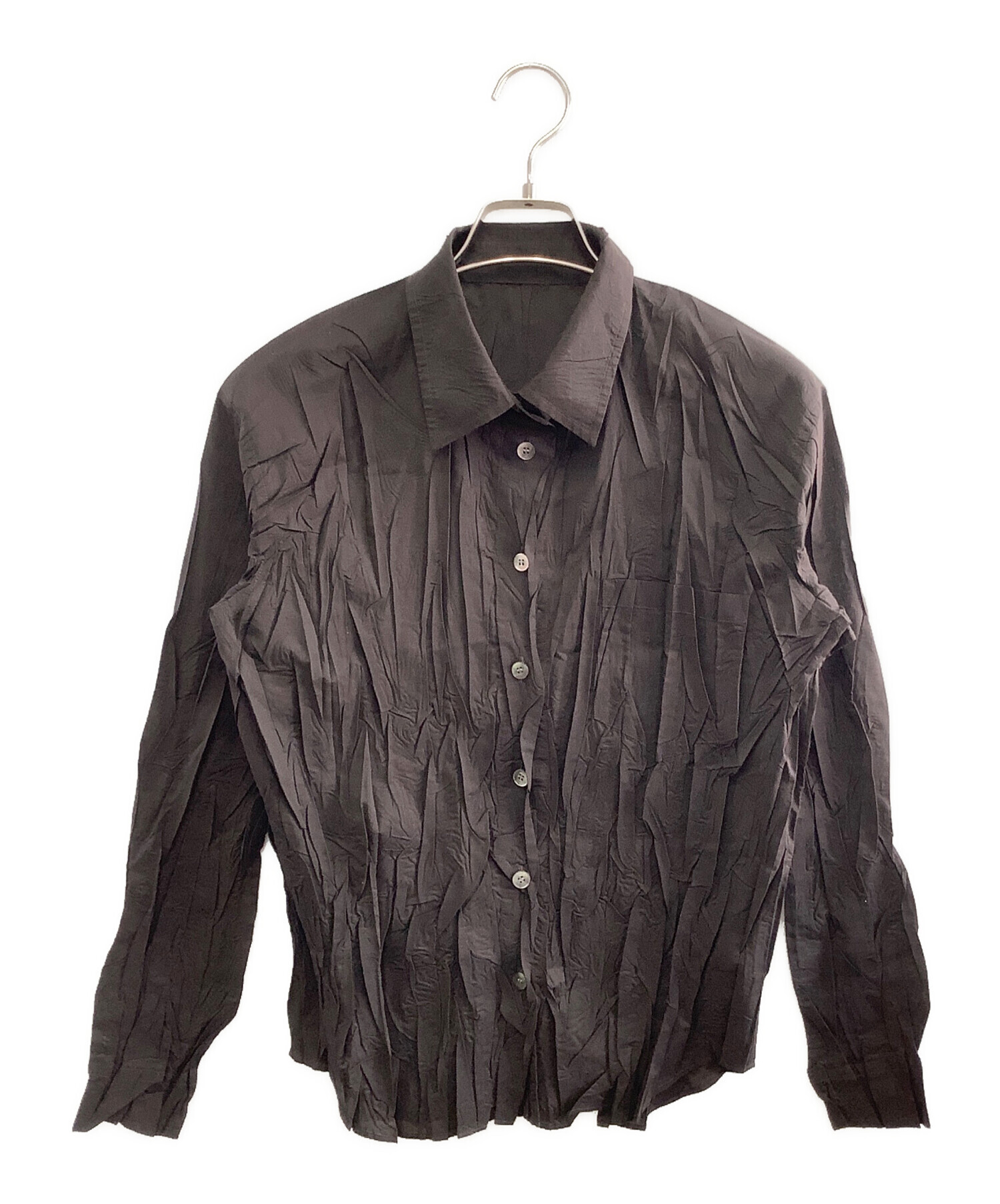 中古・古着通販】PLEATS PLEASE (プリーツプリーズ) 長袖シャツ カーキ 