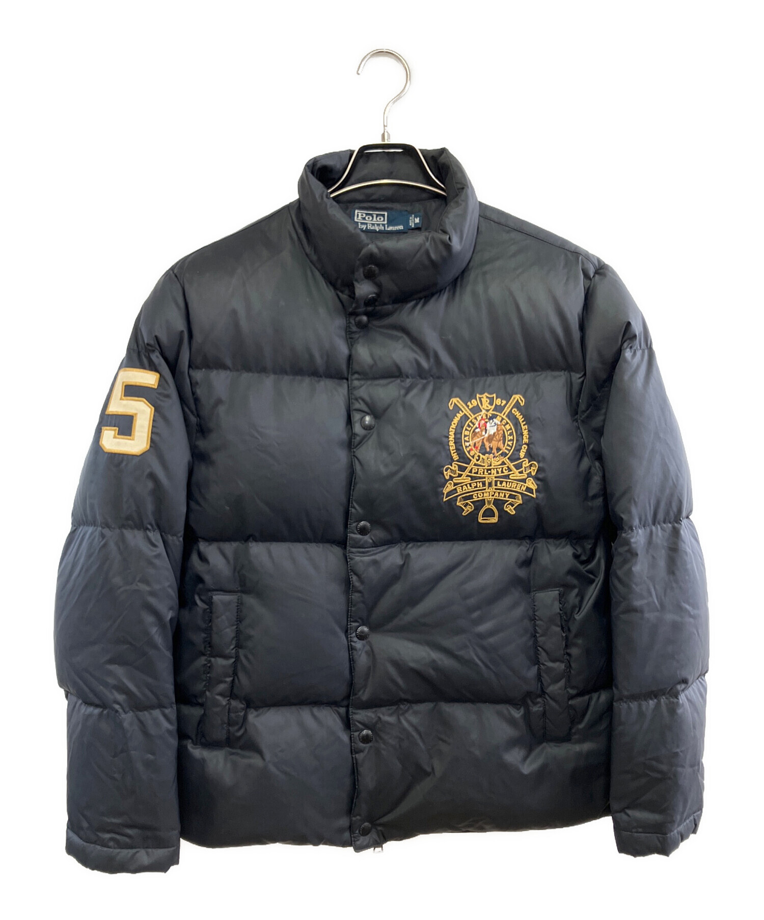 Polo Ralph Lauren ブラック ダウンジャケット M、ヴィンテージ 中古・古着通販】POLO RALPH LAUREN (ポロ・ラルフローレン) ダウン