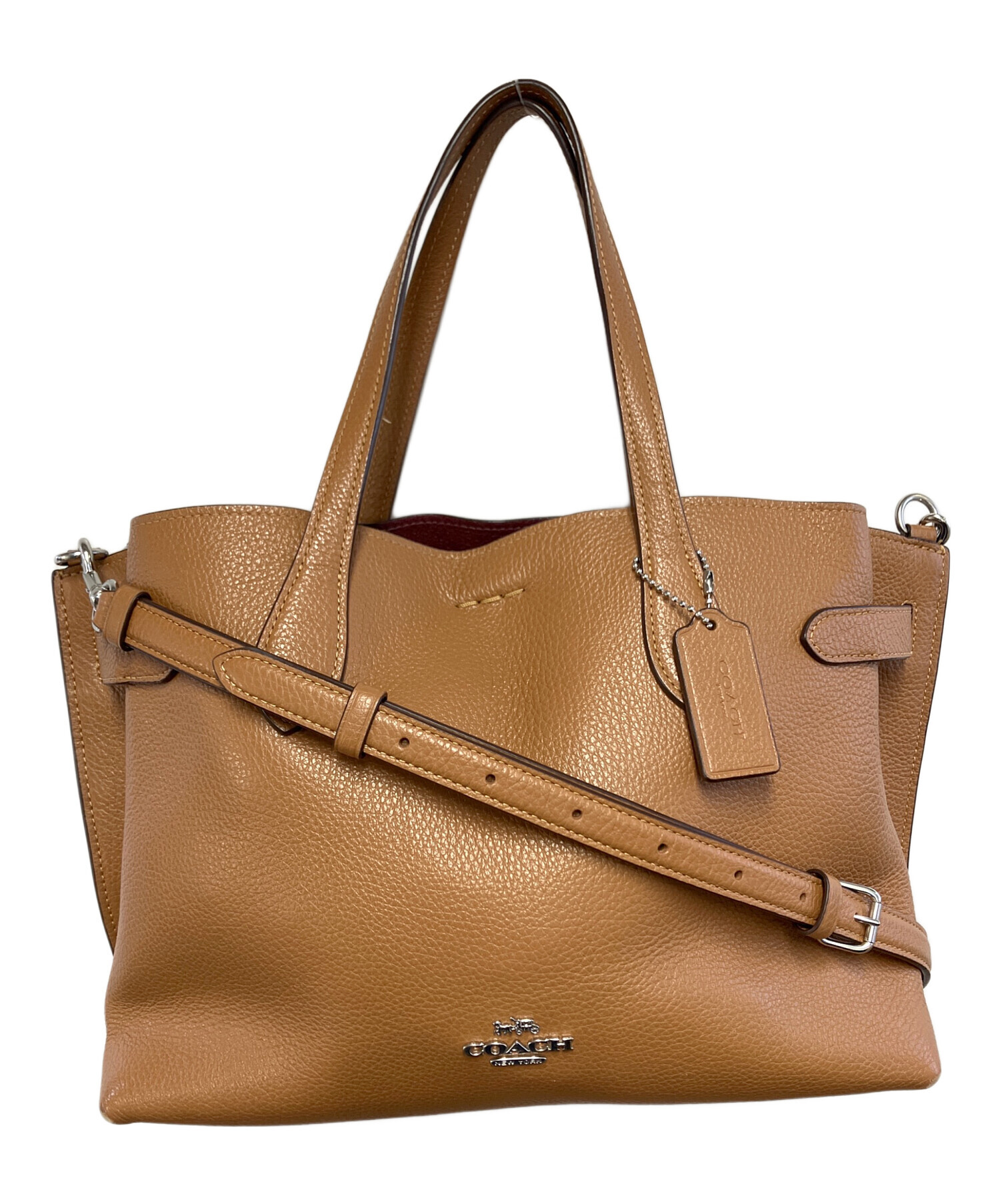 中古・古着通販】COACH (コーチ) 2WAYバッグ ブラウン｜ブランド・古着