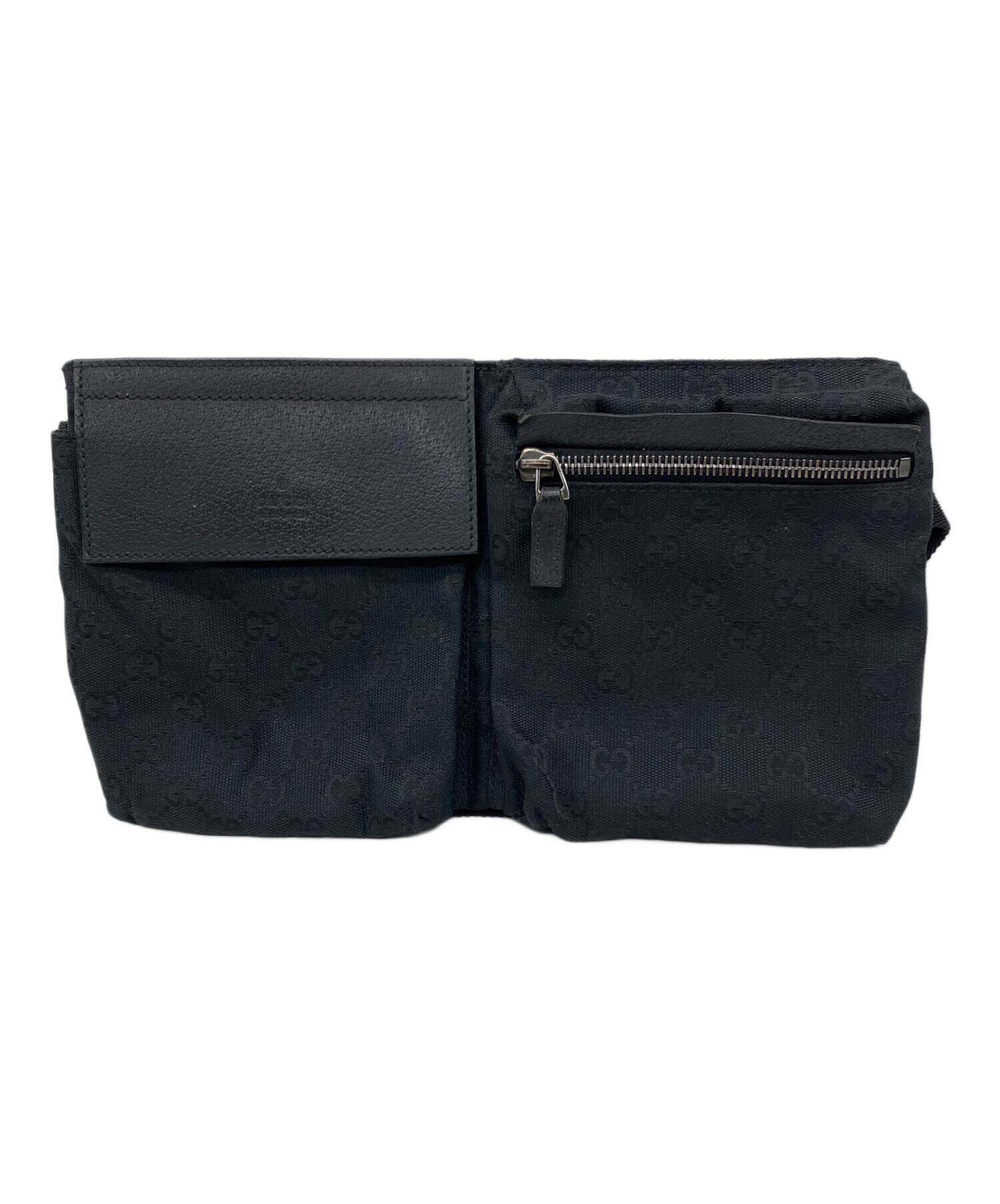 中古・古着通販】GUCCI (グッチ) ウエストポーチ ブラック｜ブランド