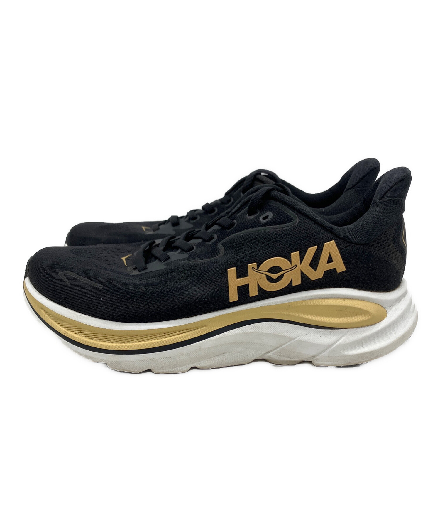 HOKA ホカ　スニーカー　美品　24.5センチ 中古・古着通販】HOKA (ホカ) ローカットスニーカー ブラック サイズ