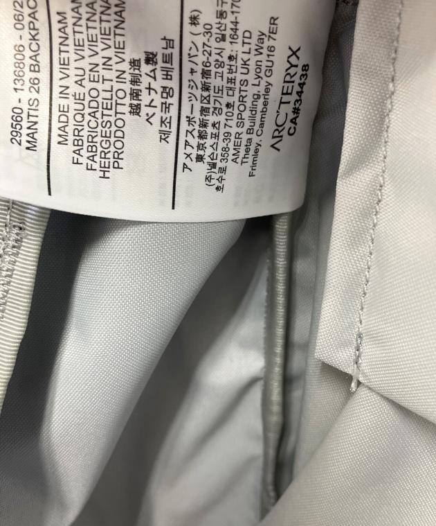 中古・古着通販】ARC'TERYX (アークテリクス) Mantis 26 Backpack