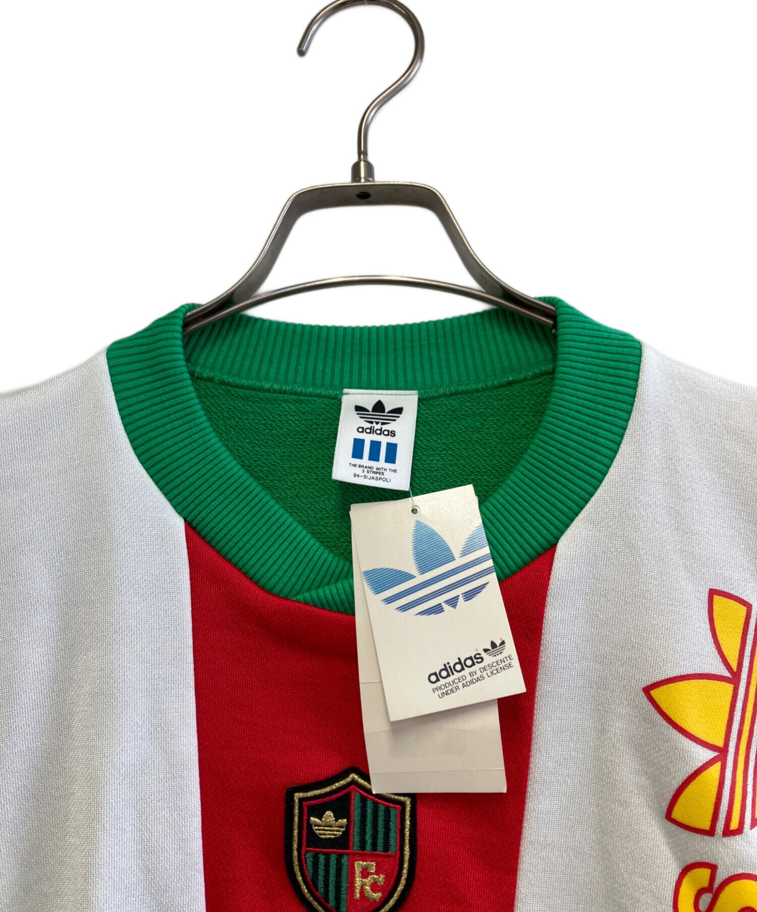 中古・古着通販】adidas (アディダス) スウェット グリーン×レッド 