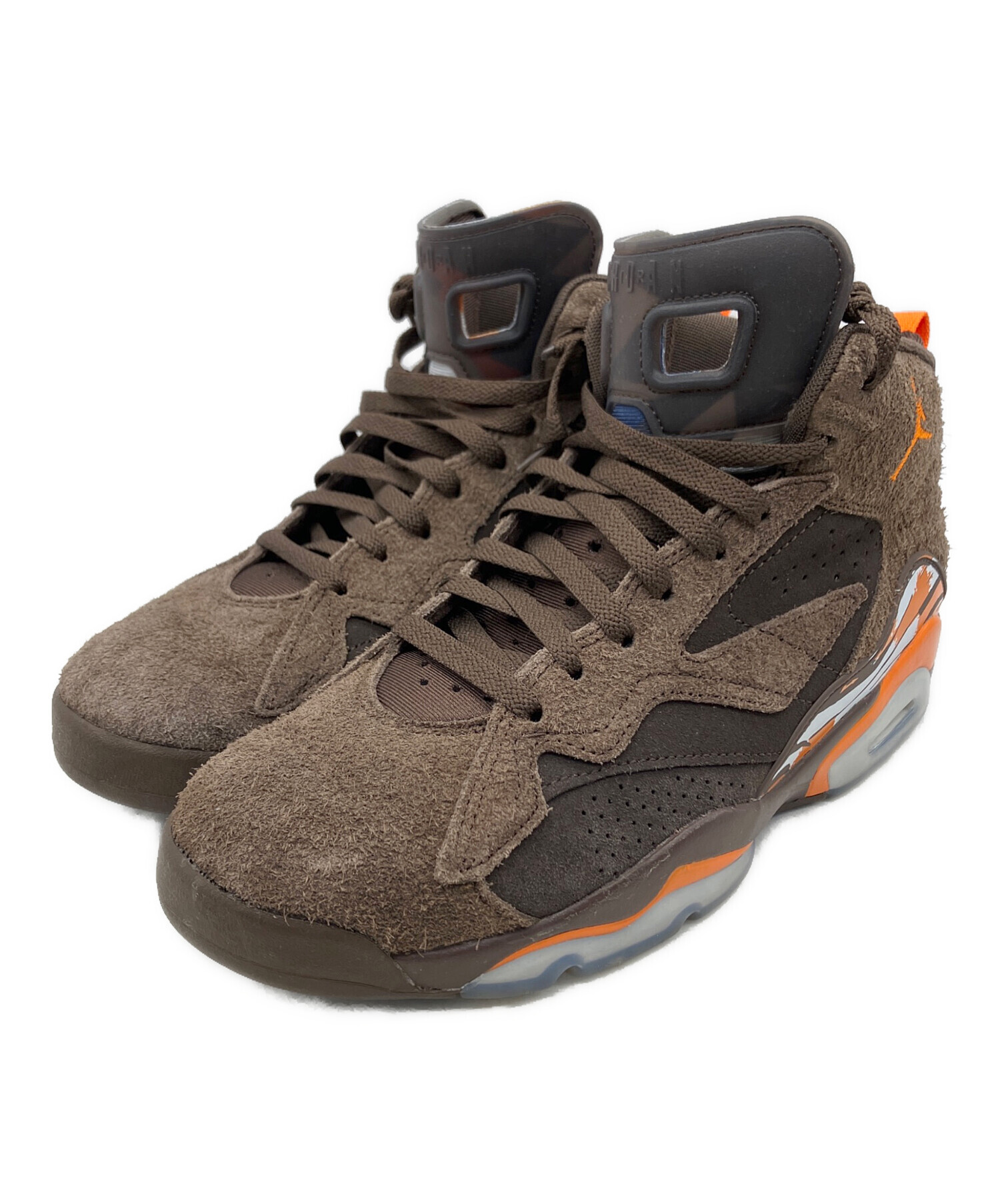 中古・古着通販】NIKE (ナイキ) ハイカットスニーカー ブラウン サイズ