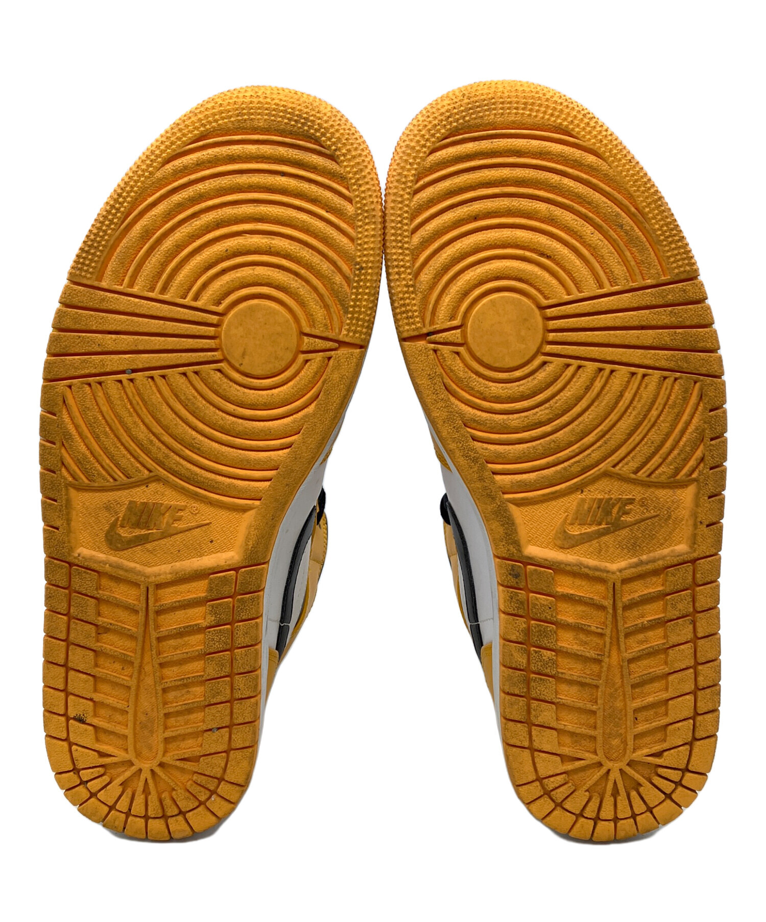 中古・古着通販】NIKE (ナイキ) ハイカットスニーカー イエロー サイズ