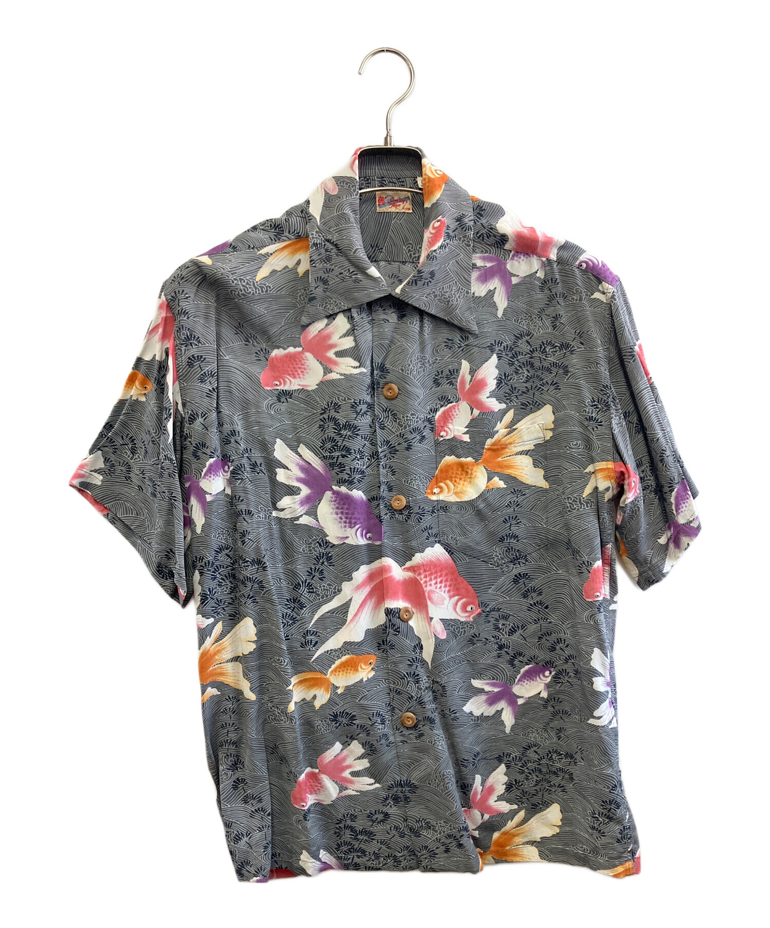 中古・古着通販】Sun Surf (サンサーフ) 半袖シャツ グレー サイズ:M 