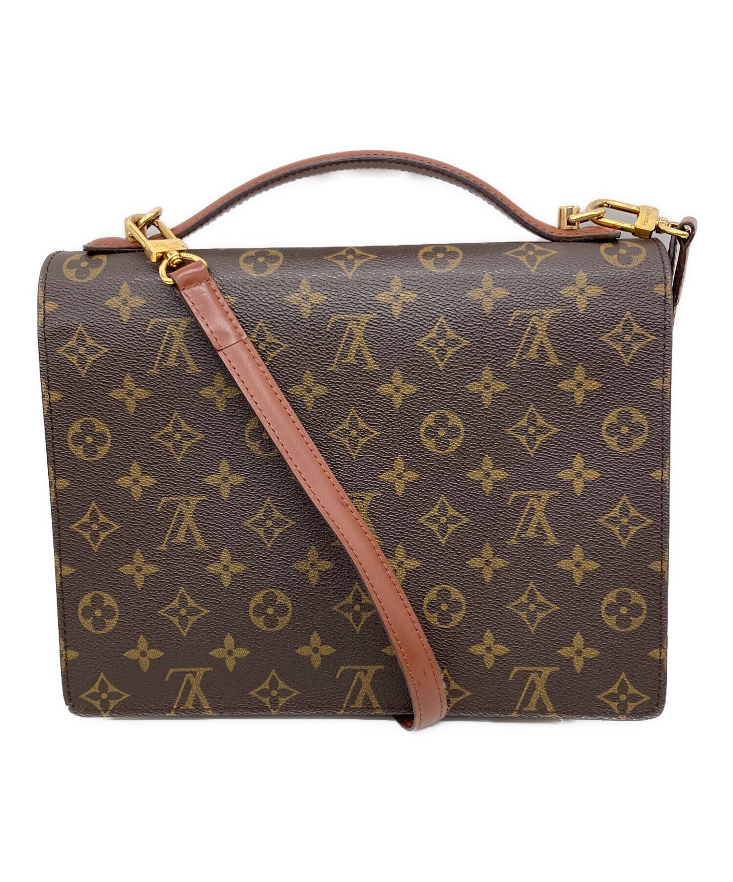 LOUIS VUITTON　ワンハンドルバッグ　モンソー26　モノグラム　761 中古・古着通販】LOUIS VUITTON (ルイ ヴィトン) モンソー26｜ブランド