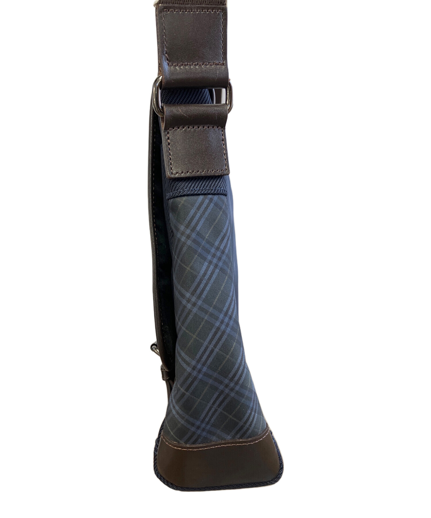 【レア品】【新品同様】バーバリー　ブラックレーベル ボディバッグ ツイード 中古・古着通販】BURBERRY BLACK LABEL (バーバリーブラックレーベル