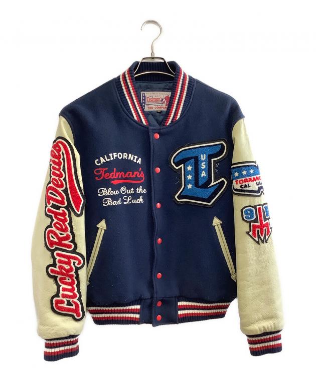 中古・古着通販】TEDMAN (テッドマン) スタジャン ネイビー サイズ:42