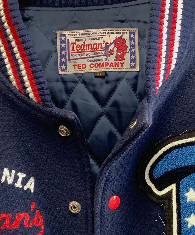 中古・古着通販】TEDMAN (テッドマン) スタジャン ネイビー サイズ:42