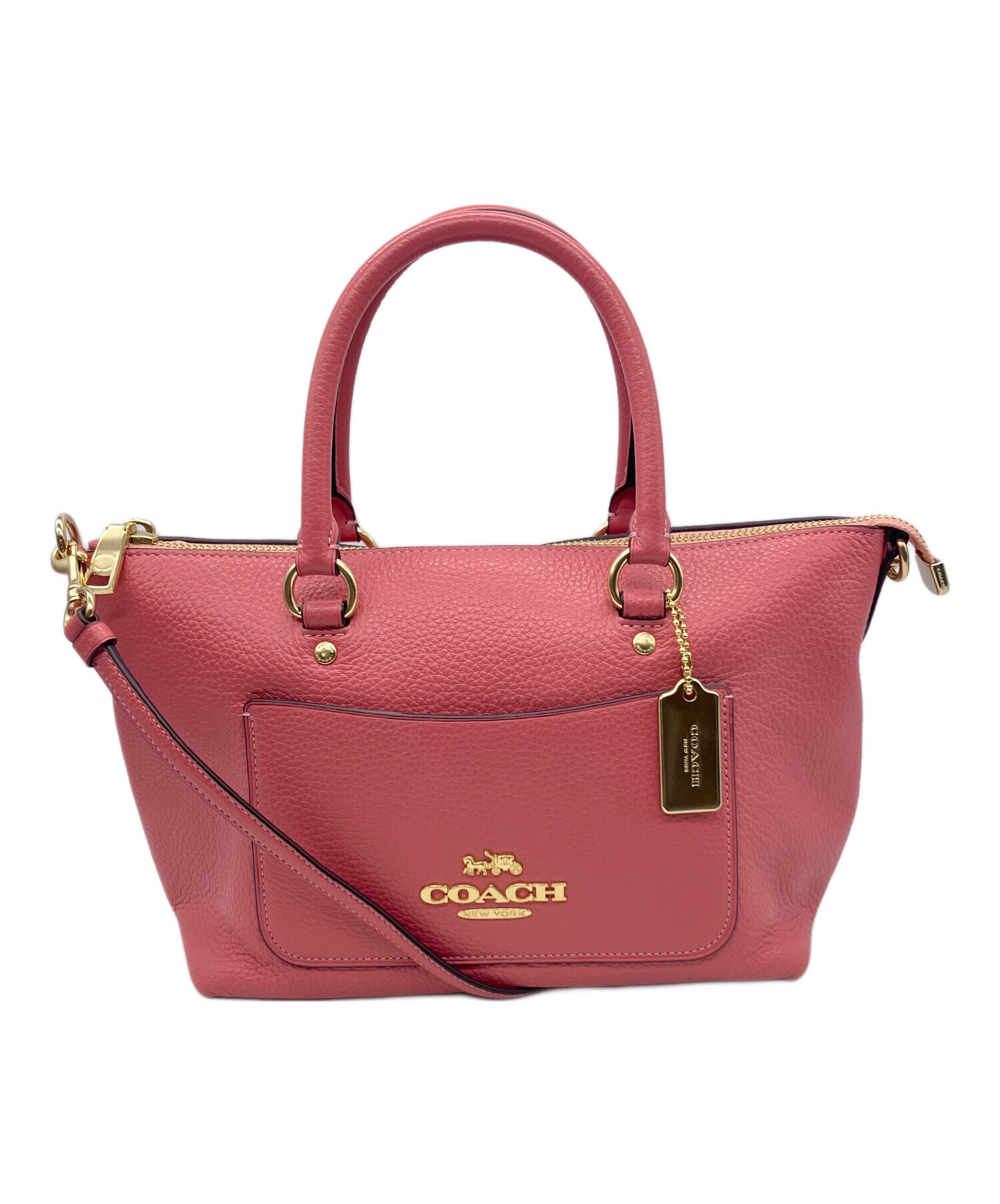 中古・古着通販】COACH (コーチ) 2WAYショルダーバッグ ピンク