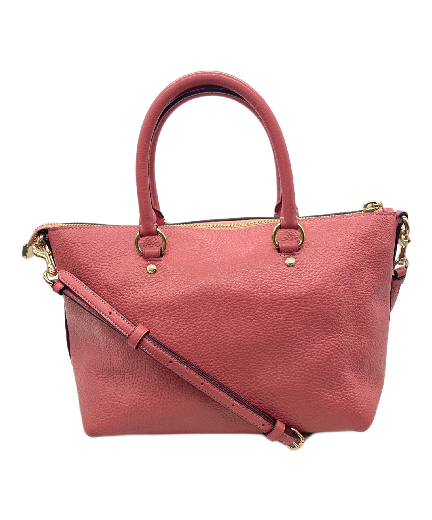 中古・古着通販】COACH (コーチ) 2WAYショルダーバッグ ピンク 中古・古着通販】COACH (コーチ) 2WAYショルダーバッグ ピンク