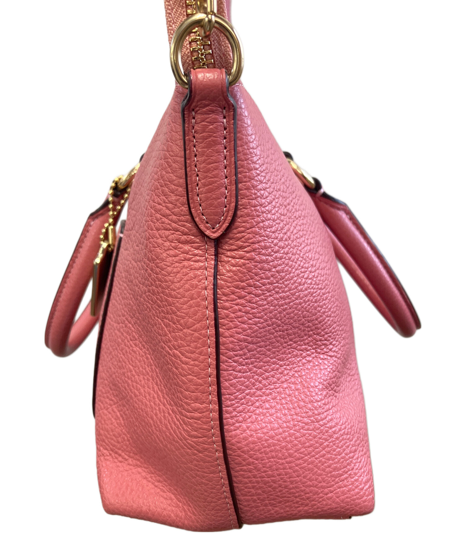 コーチ　ショルダーバッグ　2way 肩掛け　斜め掛け　ピンク　15445 中古・古着通販】COACH (コーチ) 2WAYショルダーバッグ ピンク
