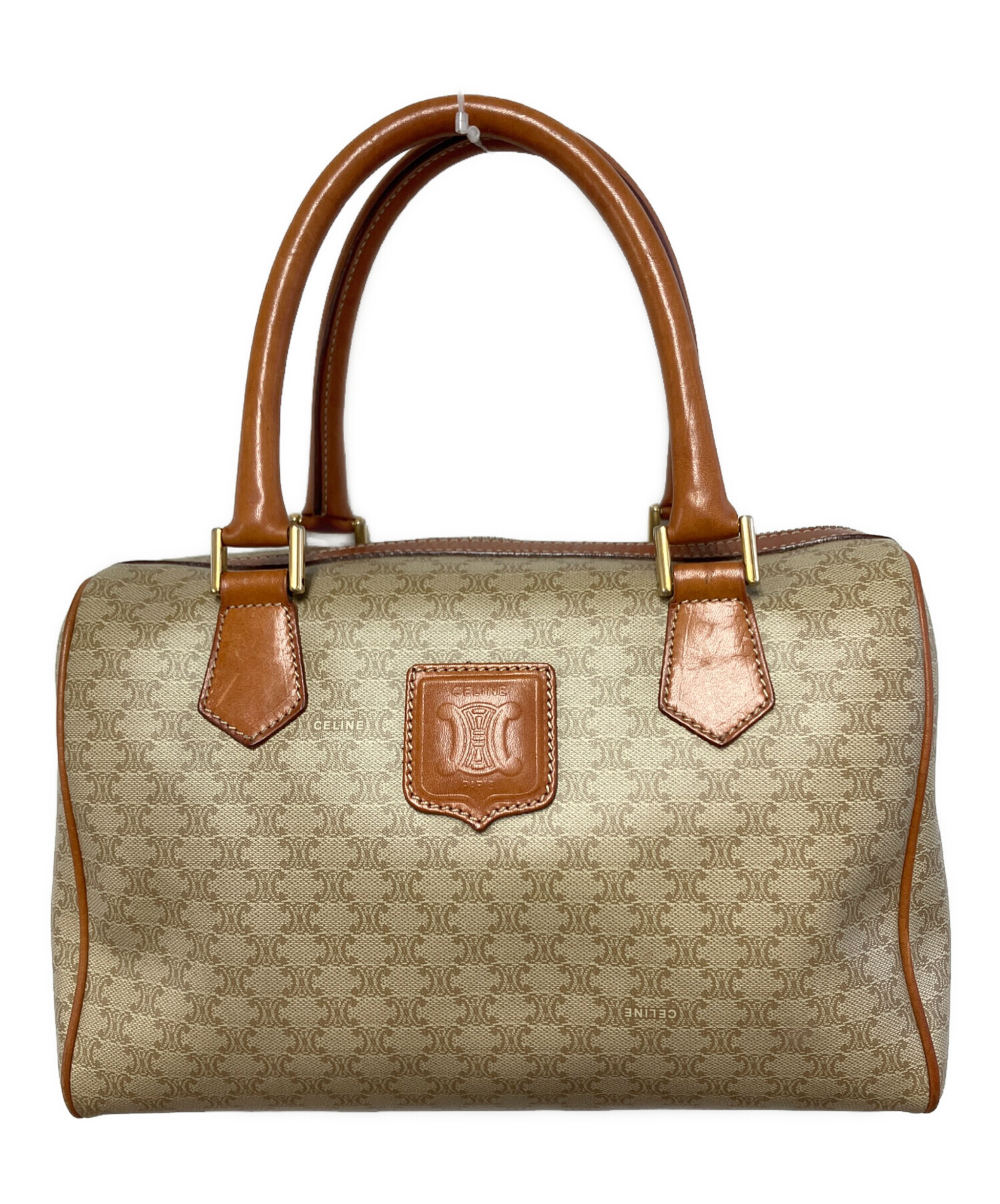 中古・古着通販】CELINE (セリーヌ) ミニボストンバッグ ベージュ 