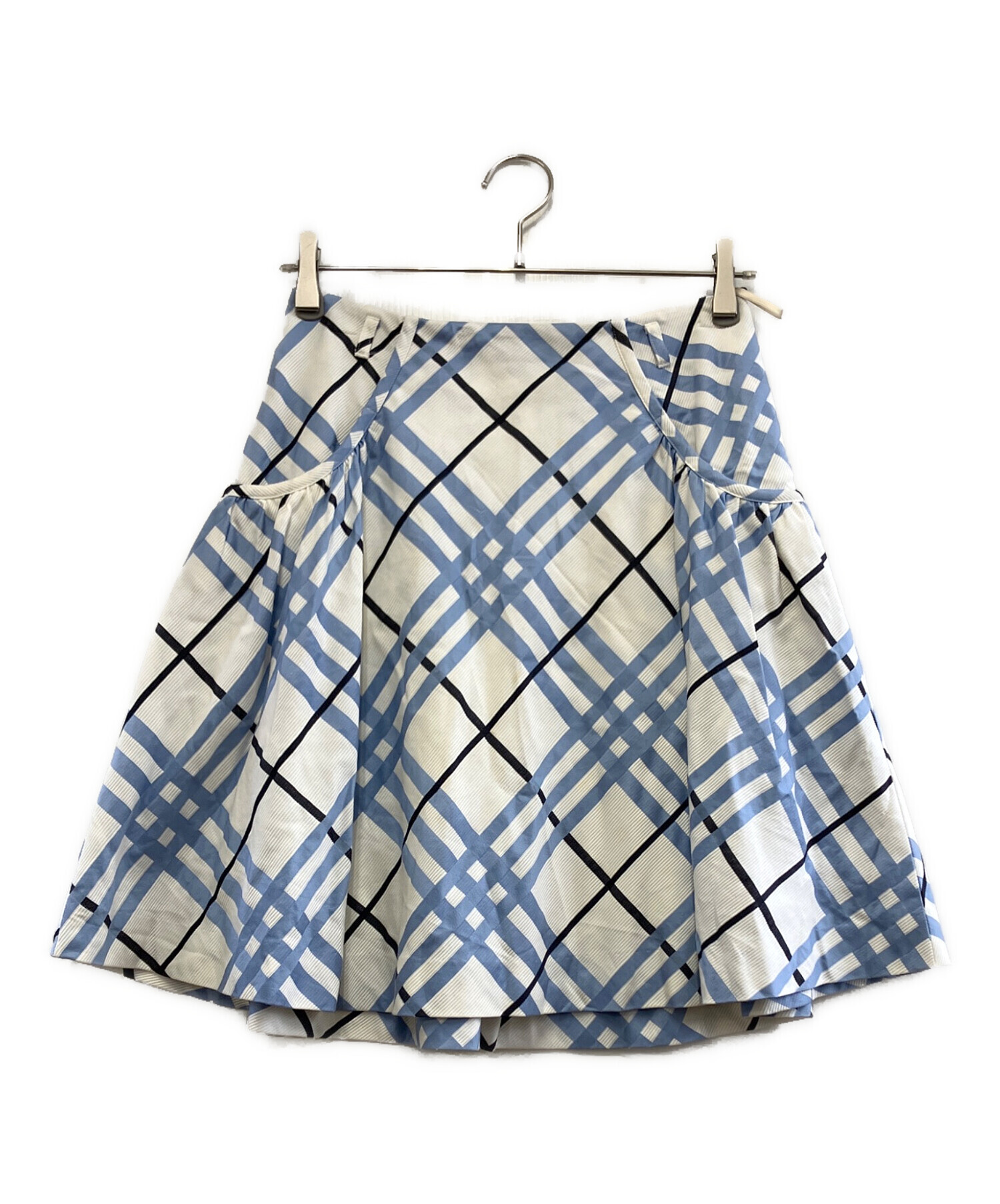 新品バーバリーブルーレーベル ノバチェックひざ丈スカート BLUE LABEL 中古・古着通販】BURBERRY BLUE LABEL (バーバリー ブルー レーベル