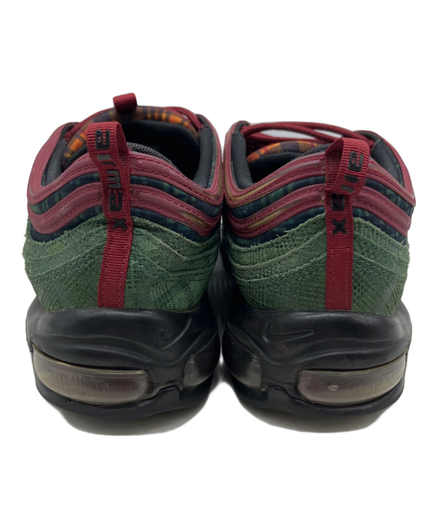 中古・古着通販】NIKE (ナイキ) ローカットスニーカー グリーン×レッド
