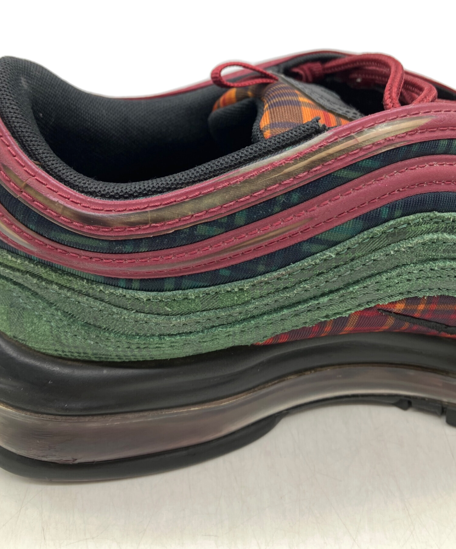 中古・古着通販】NIKE (ナイキ) ローカットスニーカー グリーン×レッド