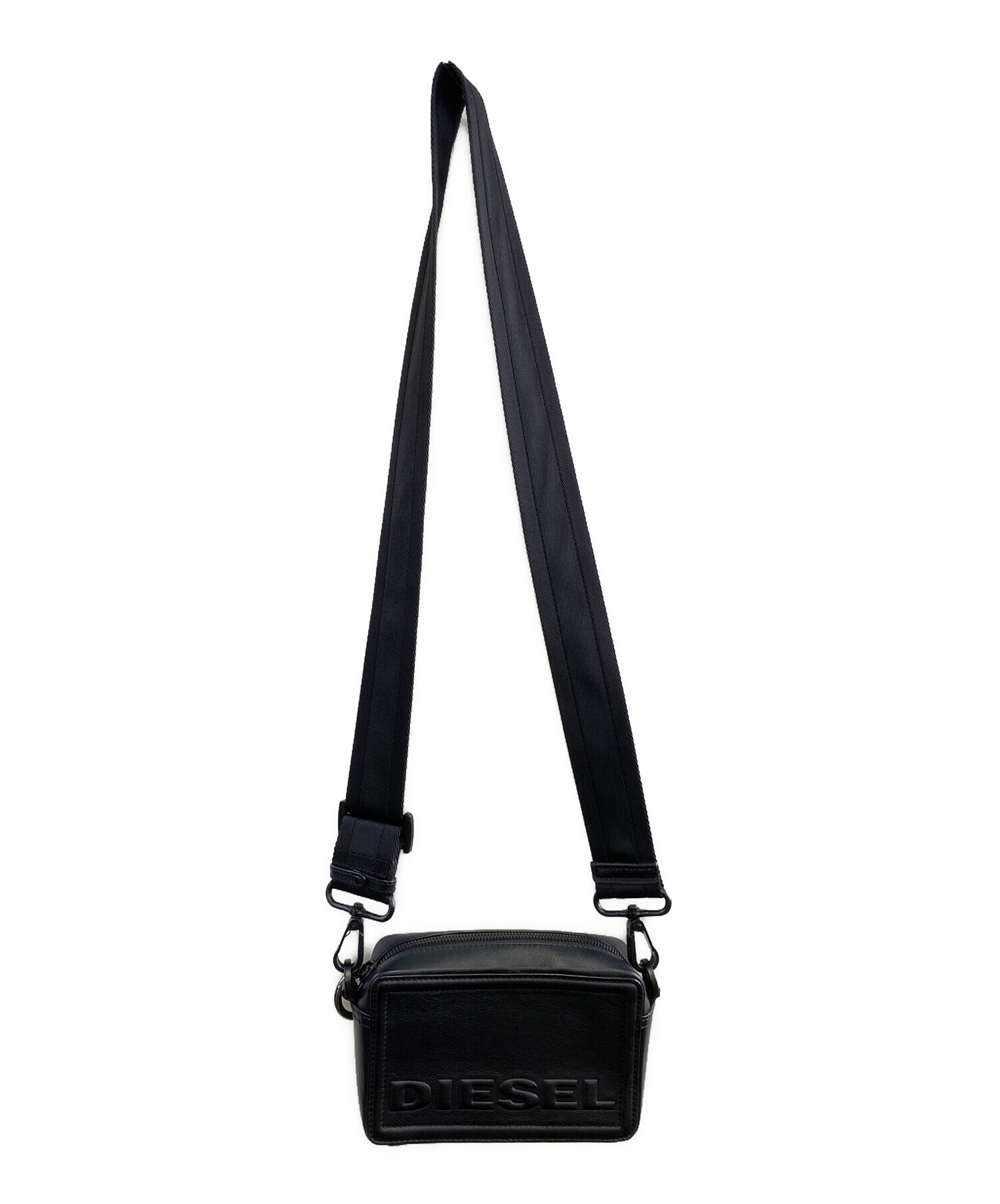 中古・古着通販】DIESEL (ディーゼル) エンボスロゴショルダーバッグ