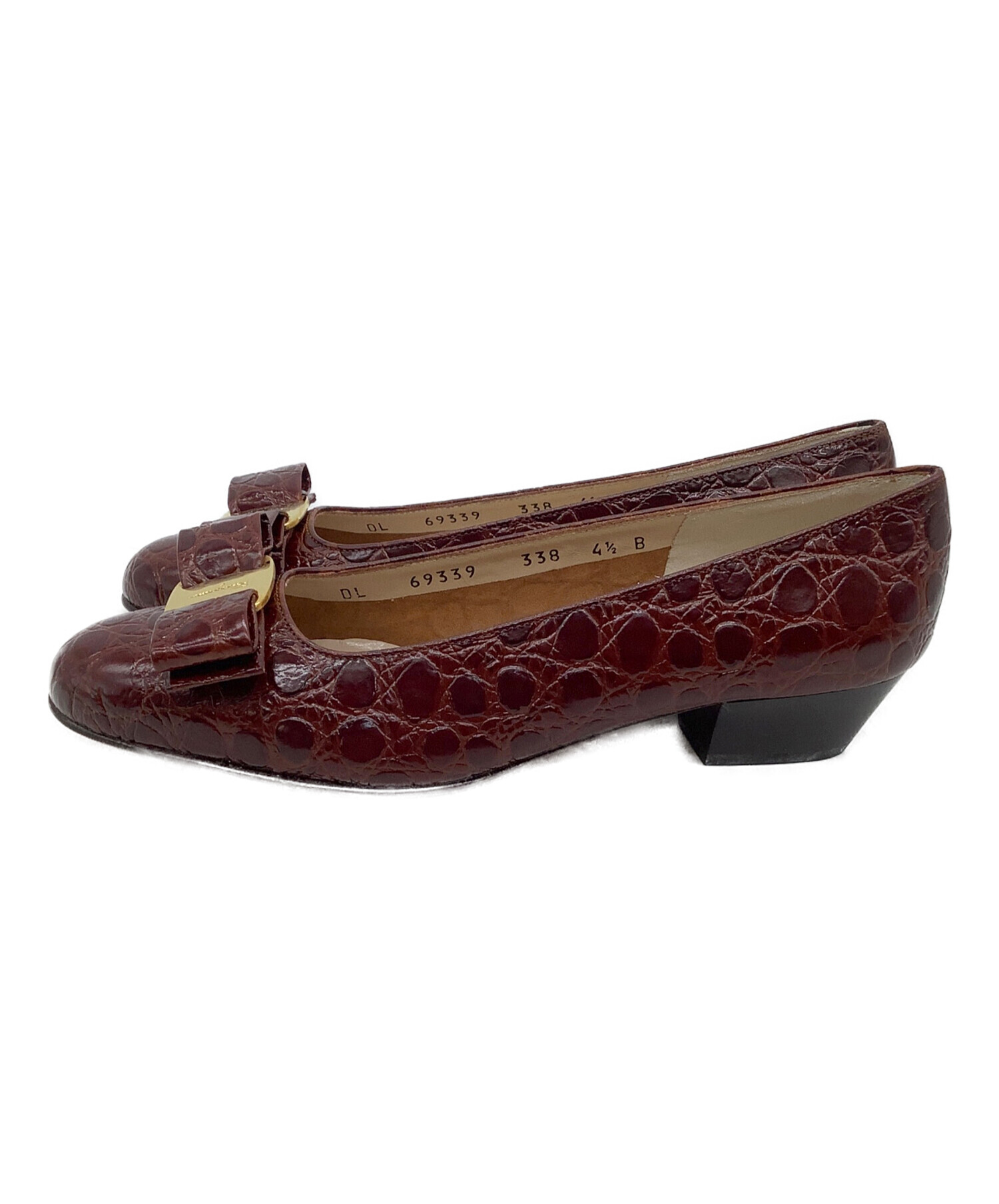 ◆美品◆ Salvatore Ferragamo ローファー パンプス　37 中古・古着通販】Salvatore Ferragamo (サルヴァトーレ フェラガモ