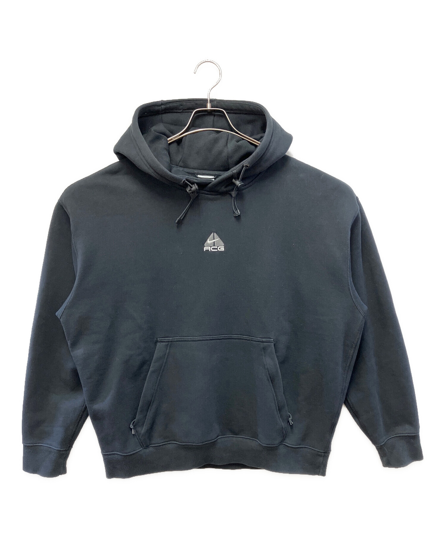 美品NIKE ACG ブラック パーカー レインボーロゴ　ナイキ 中古・古着通販】NIKE ACG (ナイキエーシージー) プルオーバーパーカー