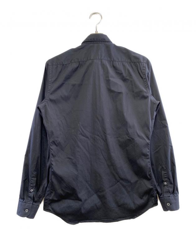 中古・古着通販】PRADA (プラダ) 長袖シャツ ネイビー サイズ:39 15 1