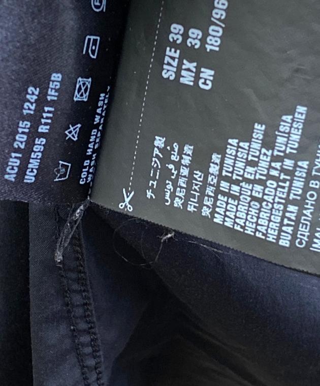 中古・古着通販】PRADA (プラダ) 長袖シャツ ネイビー サイズ:39 15 1