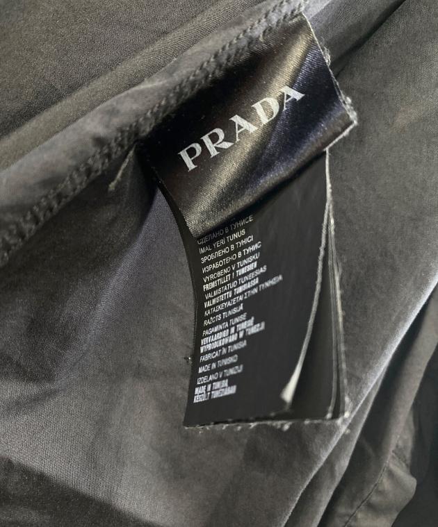 中古・古着通販】PRADA (プラダ) 長袖シャツ ネイビー サイズ:39 15 1