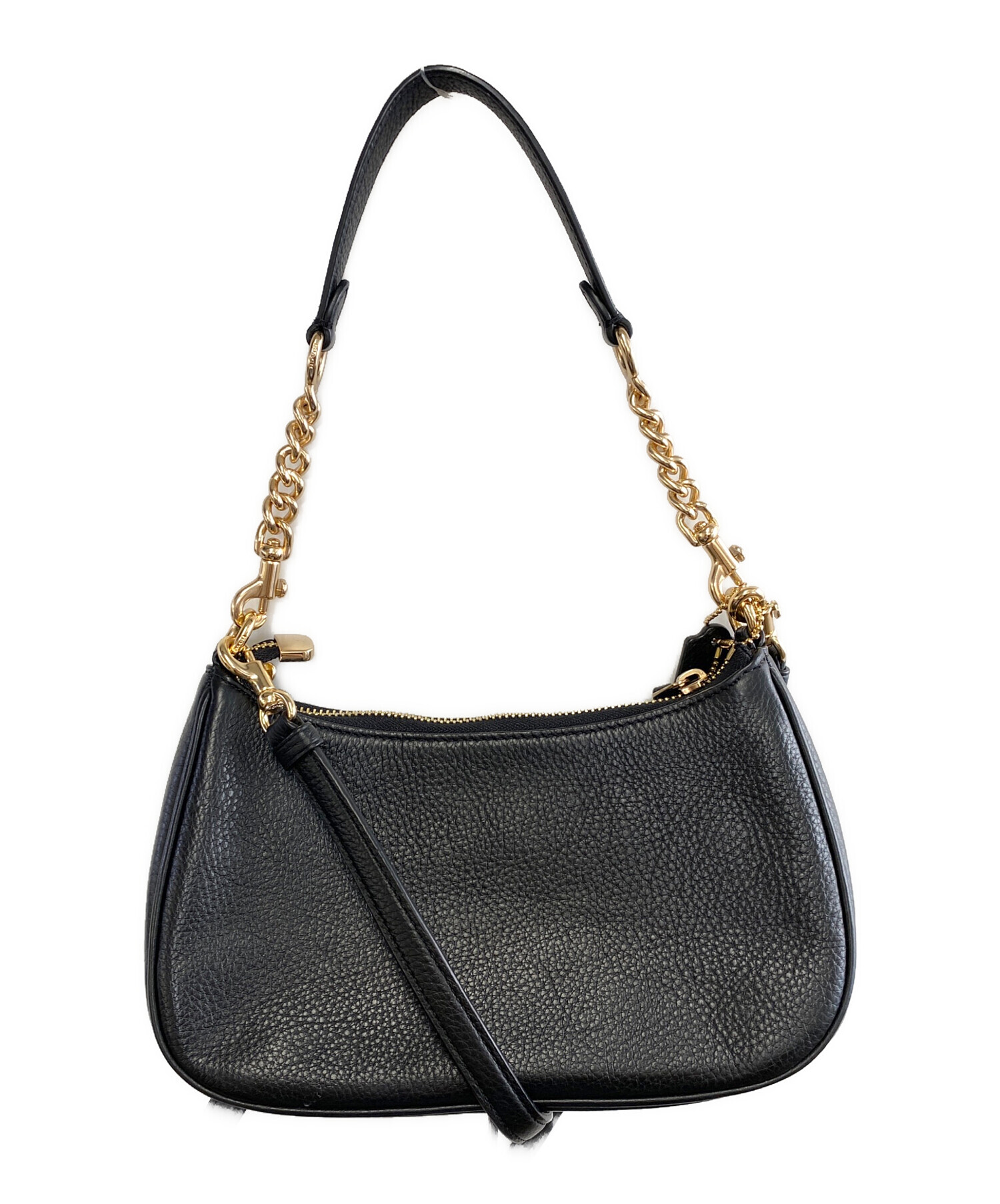 美品 コーチ COACH リバーシブルショルダーバッグ 30-25120208 中古・古着通販】COACH (コーチ) ショルダーバッグ ブラック｜ブランド