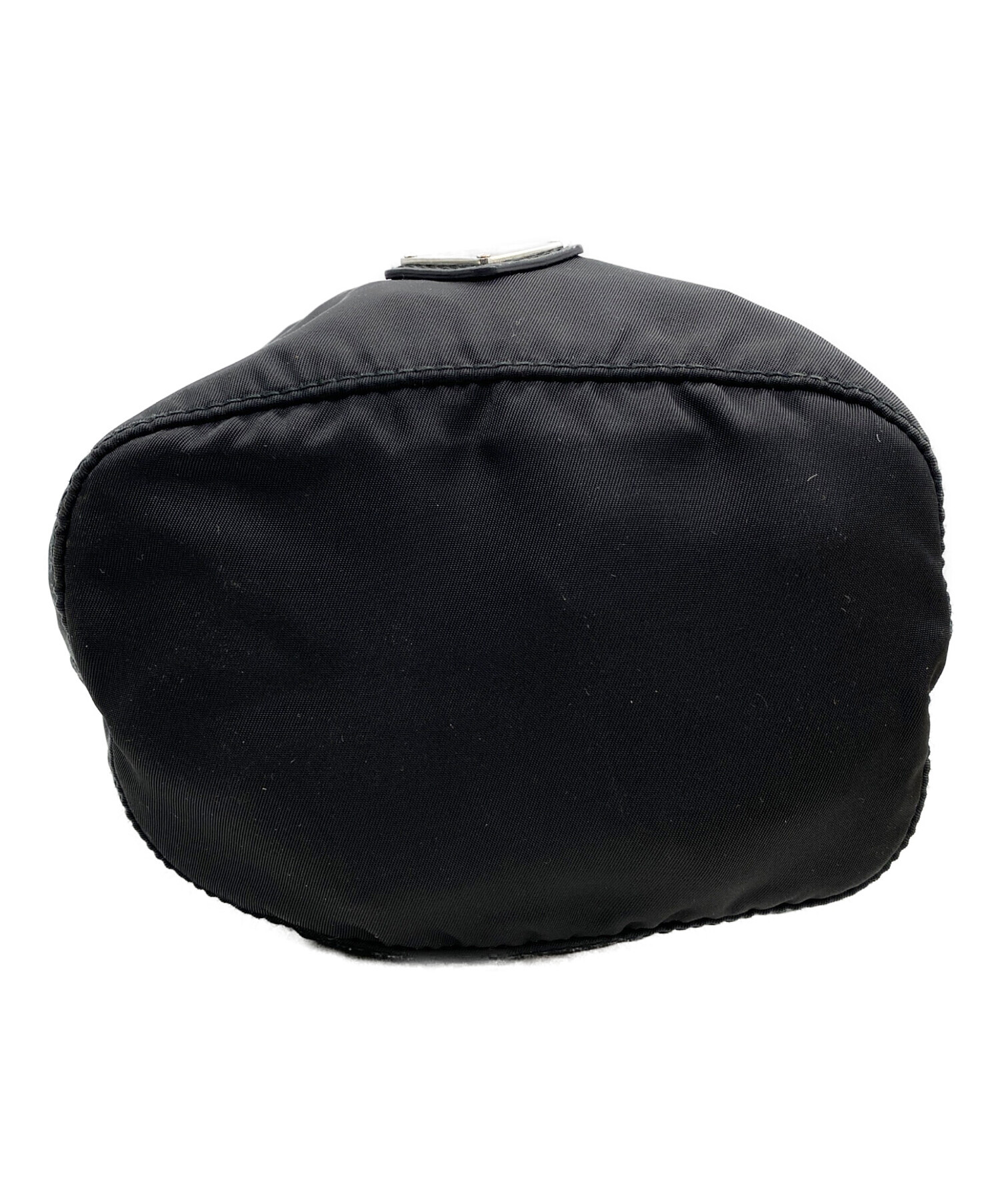 中古・古着通販】PRADA (プラダ) ナイロン巾着ポーチ ブラック