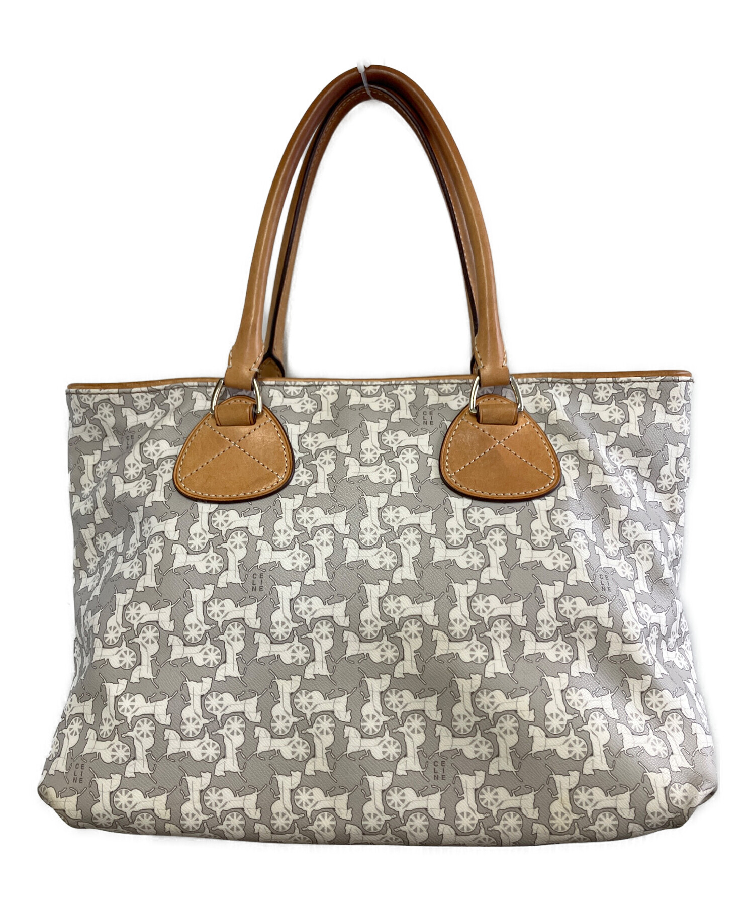 中古・古着通販】CELINE (セリーヌ) ハンドバッグ グレー｜ブランド 