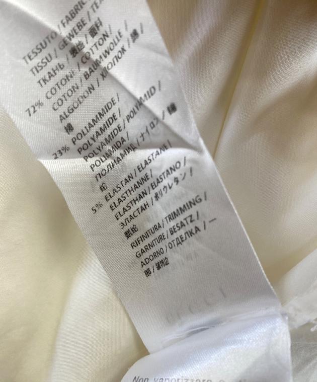 中古・古着通販】GUCCI (グッチ) 長袖シャツ ホワイト サイズ:36