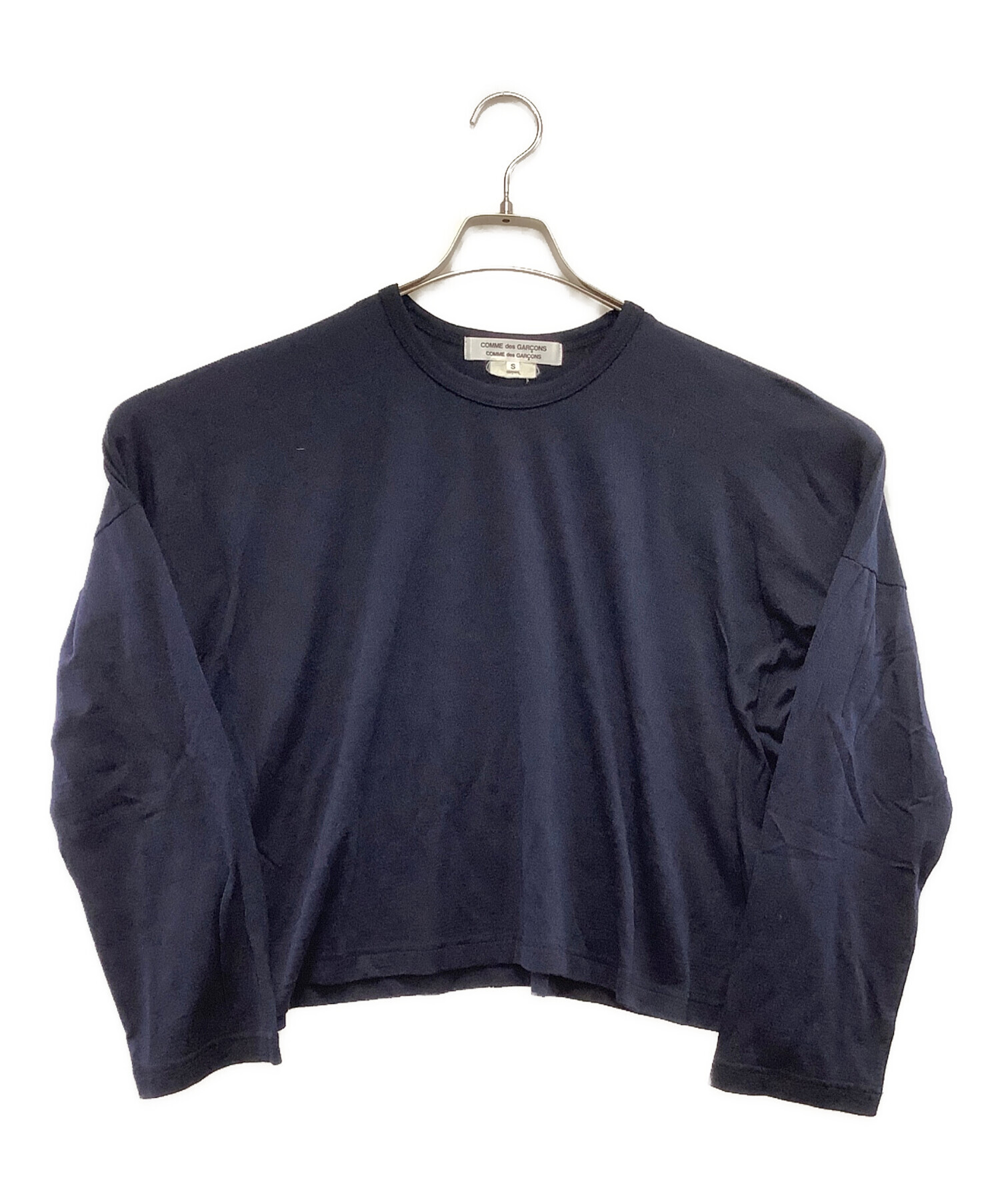 COMME des GARCONS HOMME 長袖カットソー ネイビー 中古・古着通販】COMME des GARCONS (コムデギャルソン) 長袖
