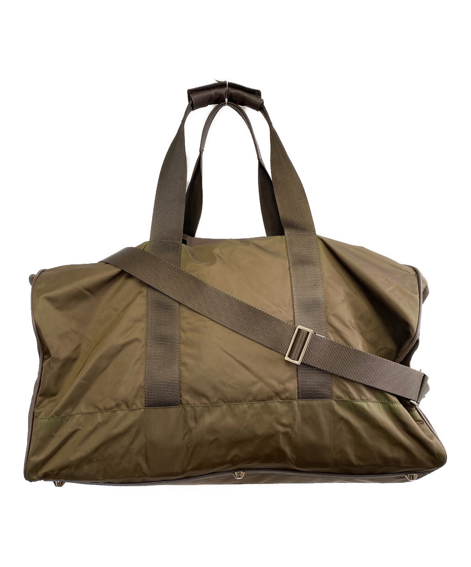 中古・古着通販】PRADA (プラダ) ナイロンボストンバッグ ブラウン