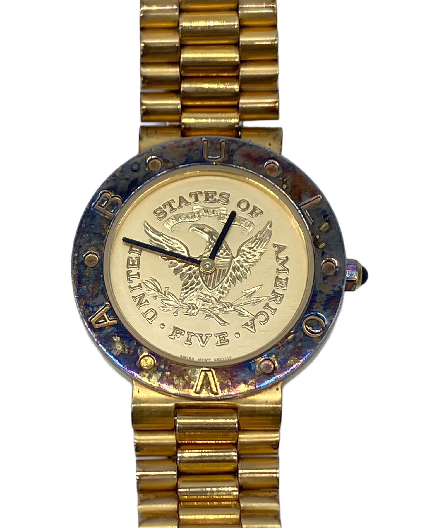 中古・古着通販】BULOVA (ブローバ) 腕時計 ゴールド｜ブランド・古着