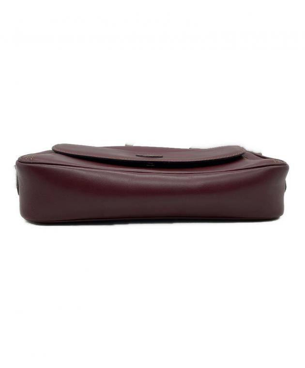 中古・古着通販】Cartier (カルティエ) ショルダーバッグ ボルドー