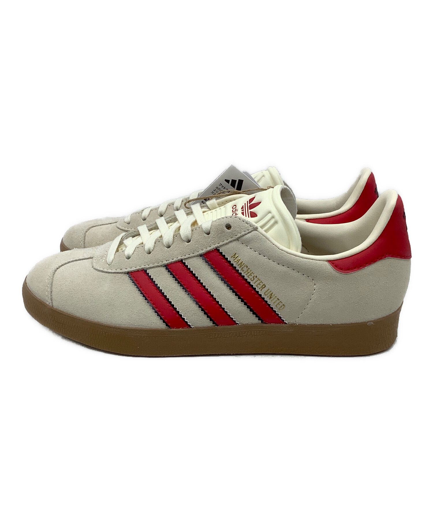 中古・古着通販】adidas (アディダス) スニーカー ベージュ×レッド 
