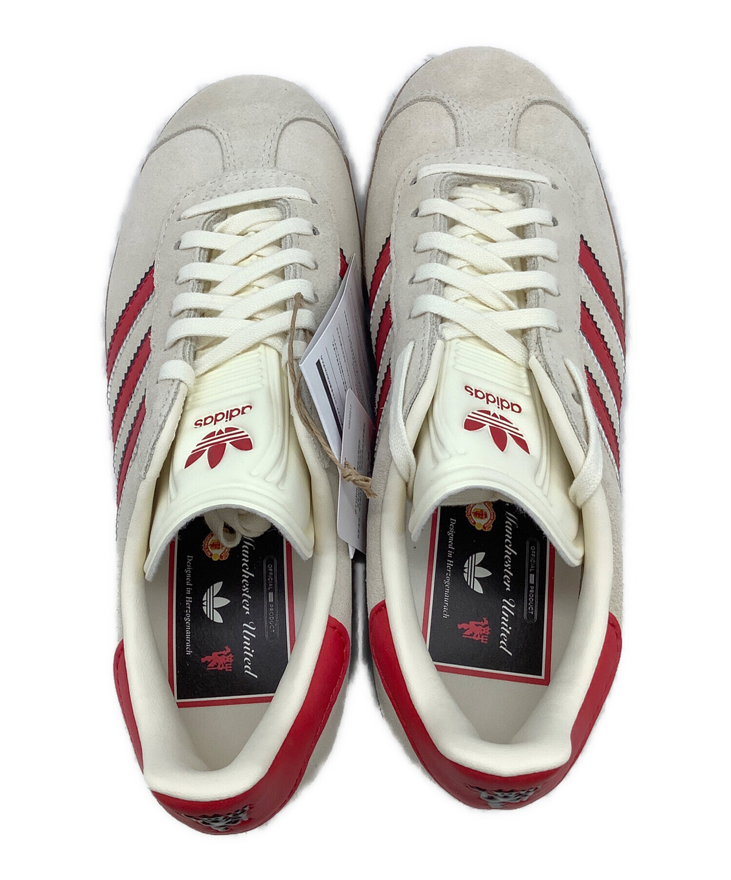中古・古着通販】adidas (アディダス) スニーカー ベージュ×レッド
