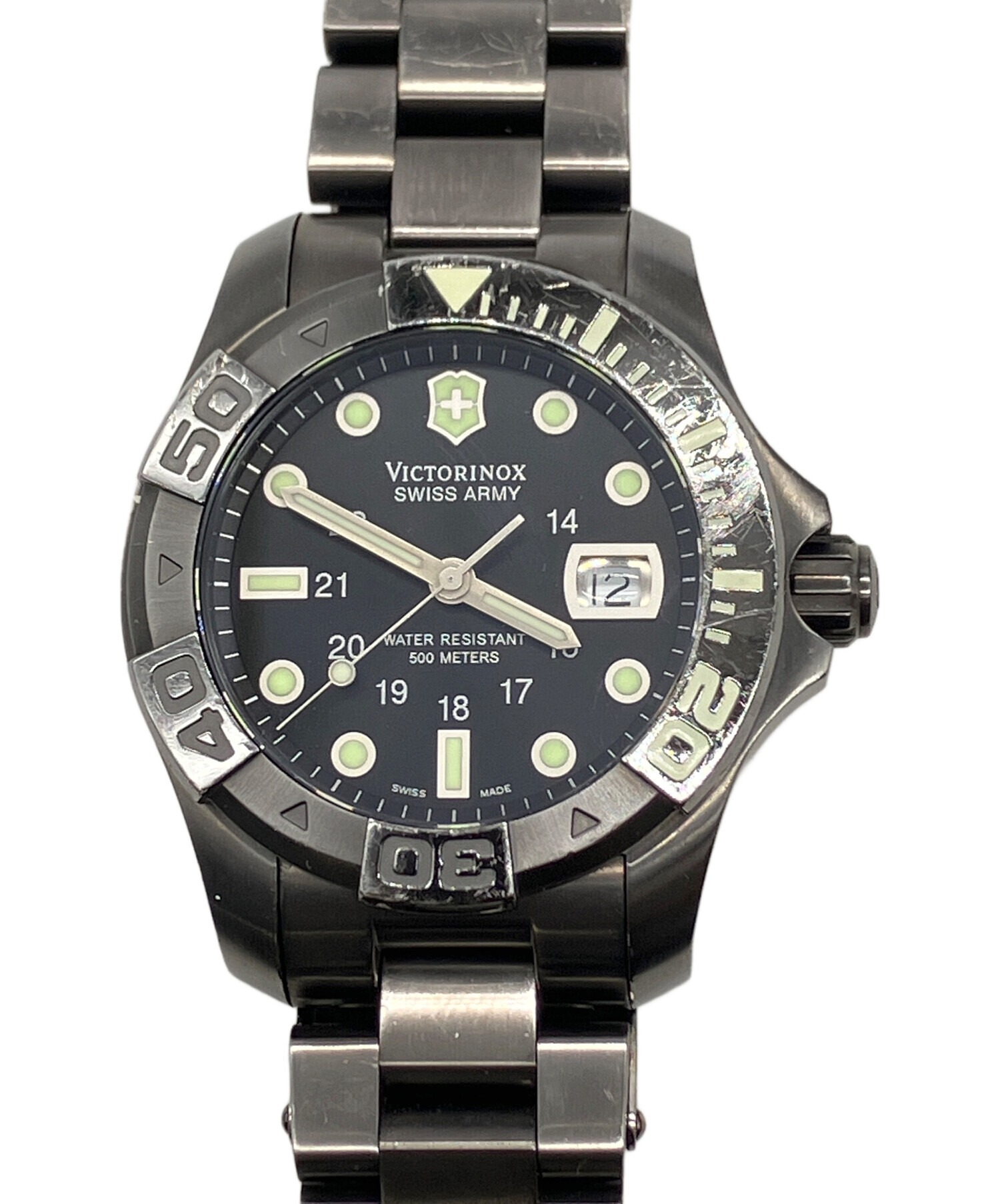 Victorinox ダイバーズウォッチ ブラック　ビクトリノックス　腕時計 中古・古着通販】VICTORINOX (ビクトリノックス) ダイバーズウォッチ