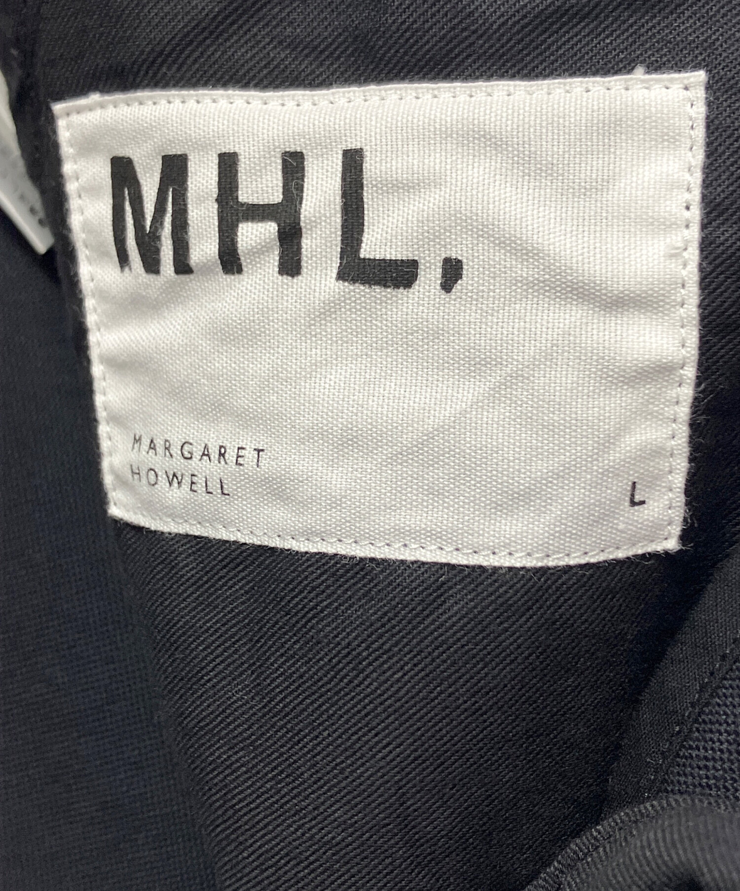 中古・古着通販】MHL (エムエイチエル) パンツ ブラック サイズ:L