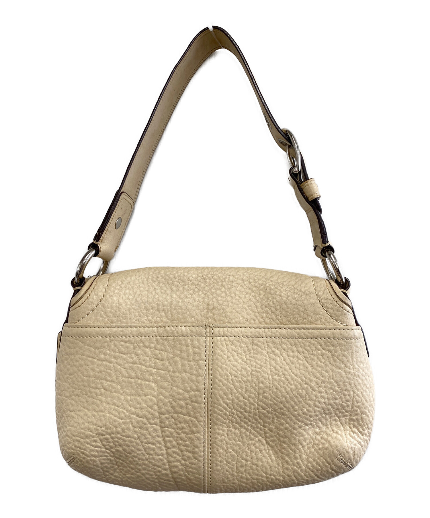 中古・古着通販】COACH (コーチ) ハンドバッグ アイボリー｜ブランド