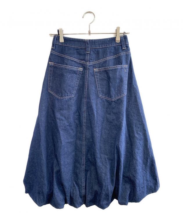中古・古着通販】ZARA (ザラ) バルーンデニムスカート インディゴ