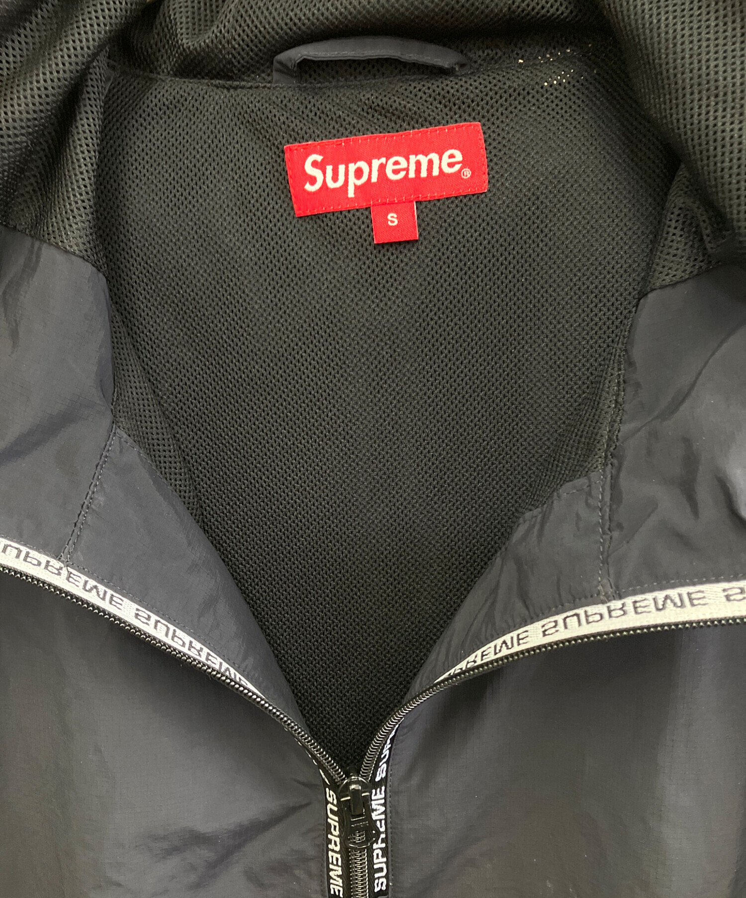 中古・古着通販】Supreme (シュプリーム) アノラックパーカー ブラック