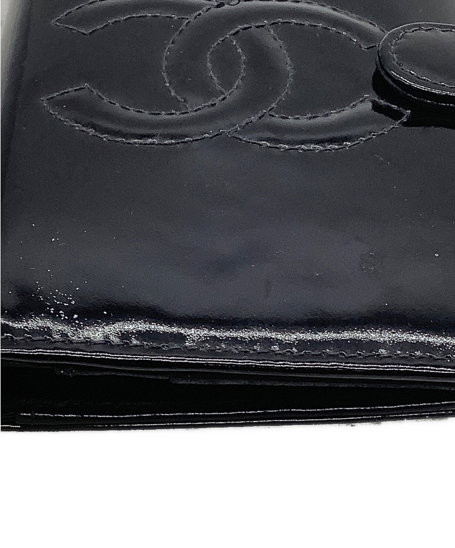 CHANEL　シャネル　システム手帳　カバー　中身なし　中古 中古・古着通販】CHANEL (シャネル) 手帳カバー ブラック｜ブランド