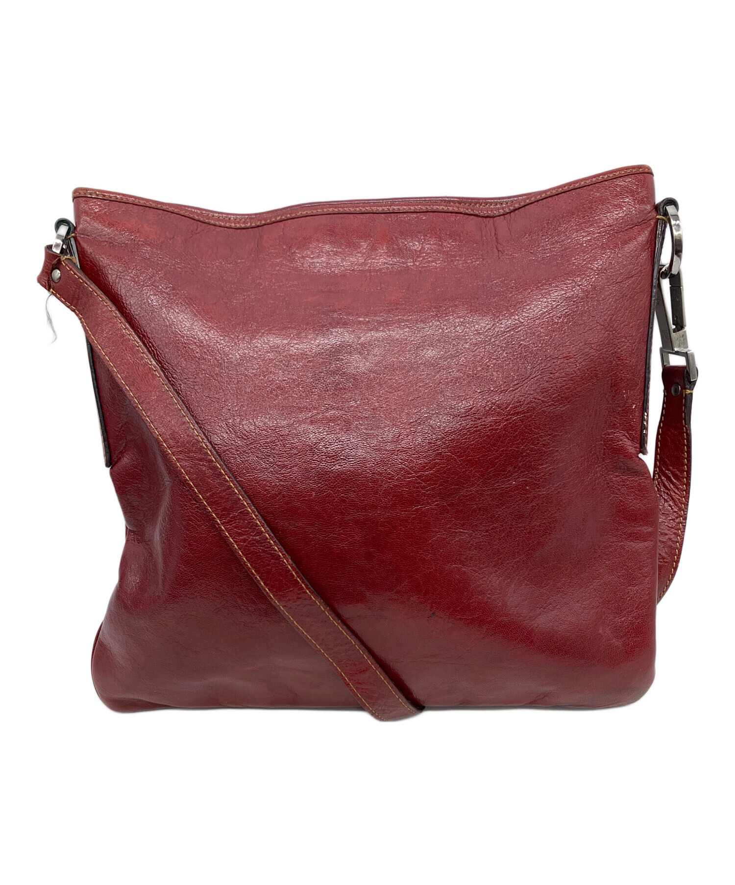 中古・古着通販】GUCCI (グッチ) ワンショルダーバッグ レッド