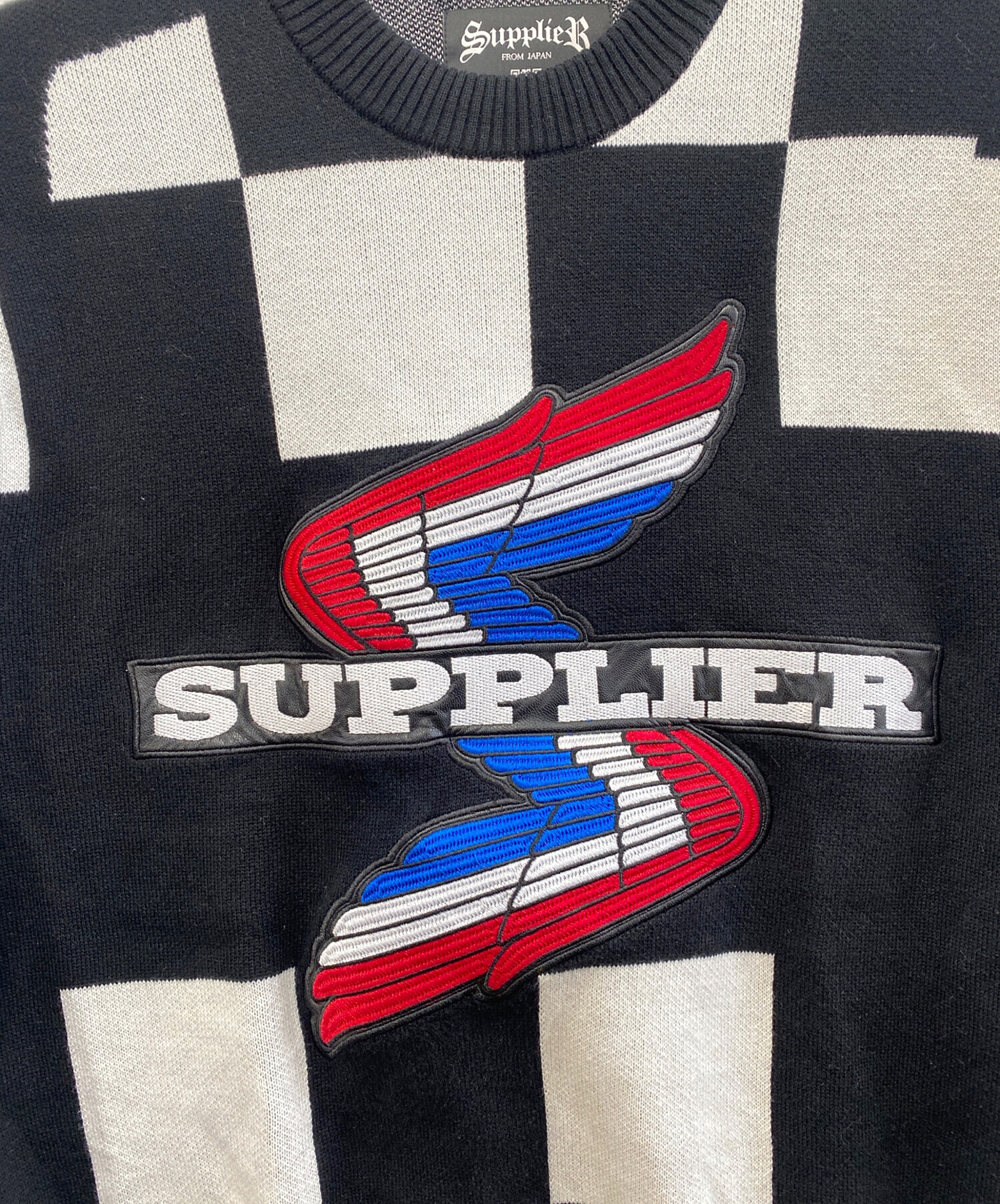 中古・古着通販】SUPPLIER (サプライヤー) 厚手ニット ブラック