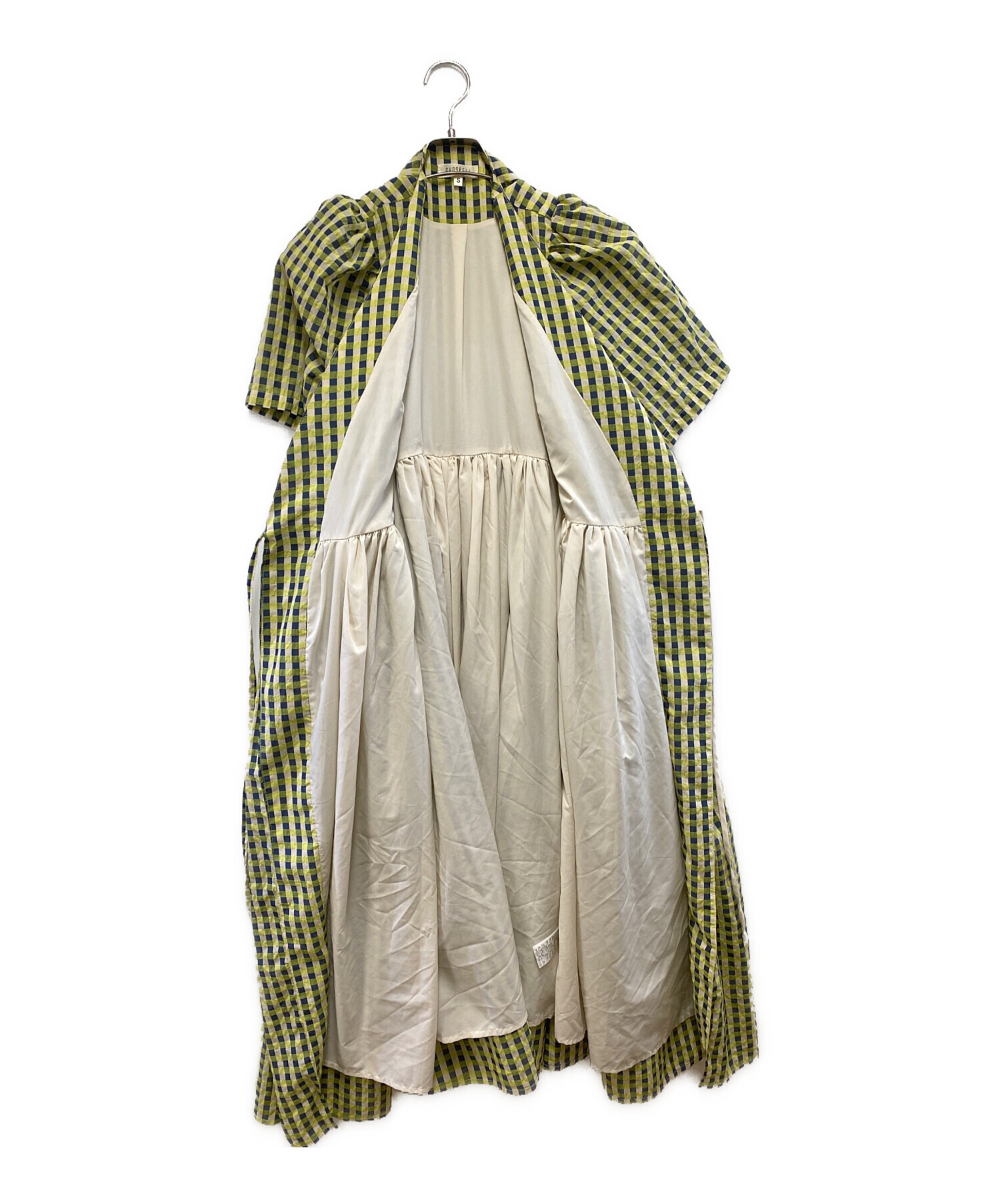 【中古】 ゴスペル / オムニバス 中古・古着通販】GHOSPELL (ゴスペル) シャツワンピース グリーン