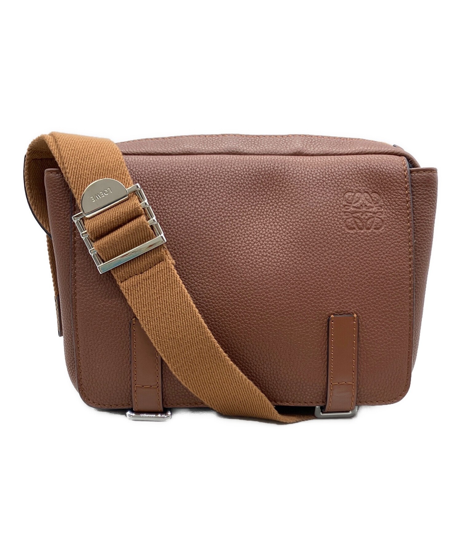 中古・古着通販】LOEWE (ロエベ) ミリタリーメッセンジャーバッグ