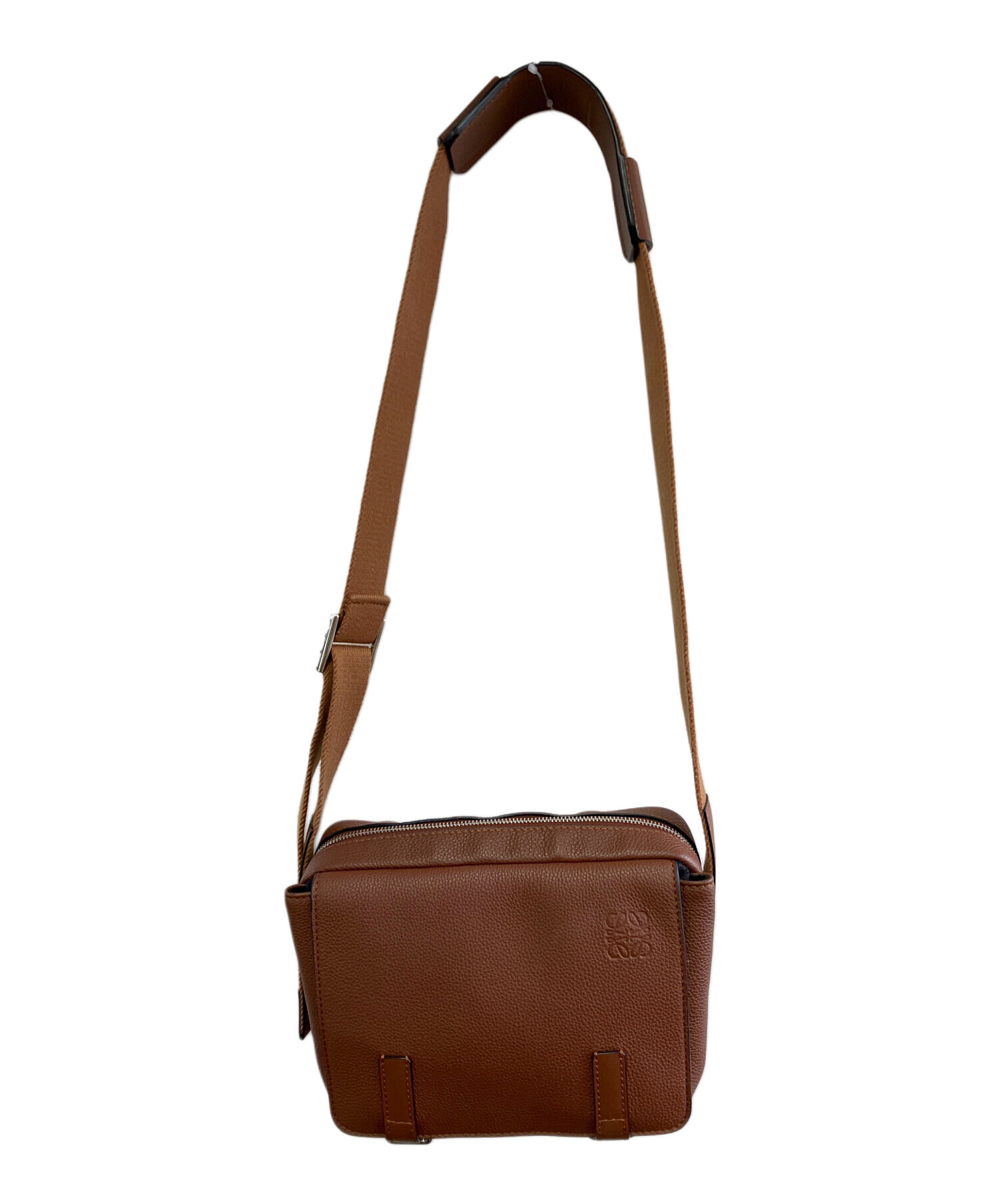 中古・古着通販】LOEWE (ロエベ) ミリタリーメッセンジャーバッグ