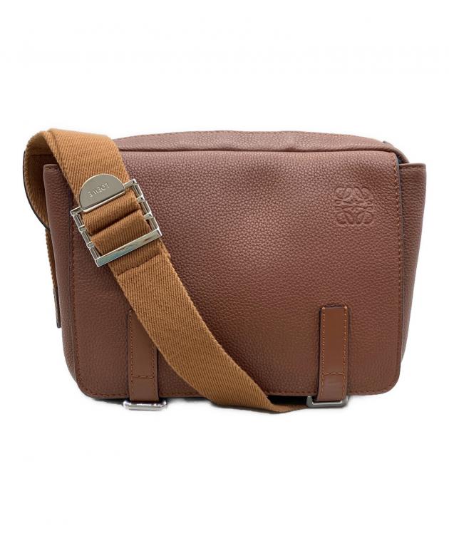 中古・古着通販】LOEWE (ロエベ) ミリタリーメッセンジャーバッグ